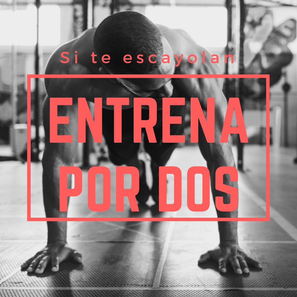 Si te escayolan, entrena por dos